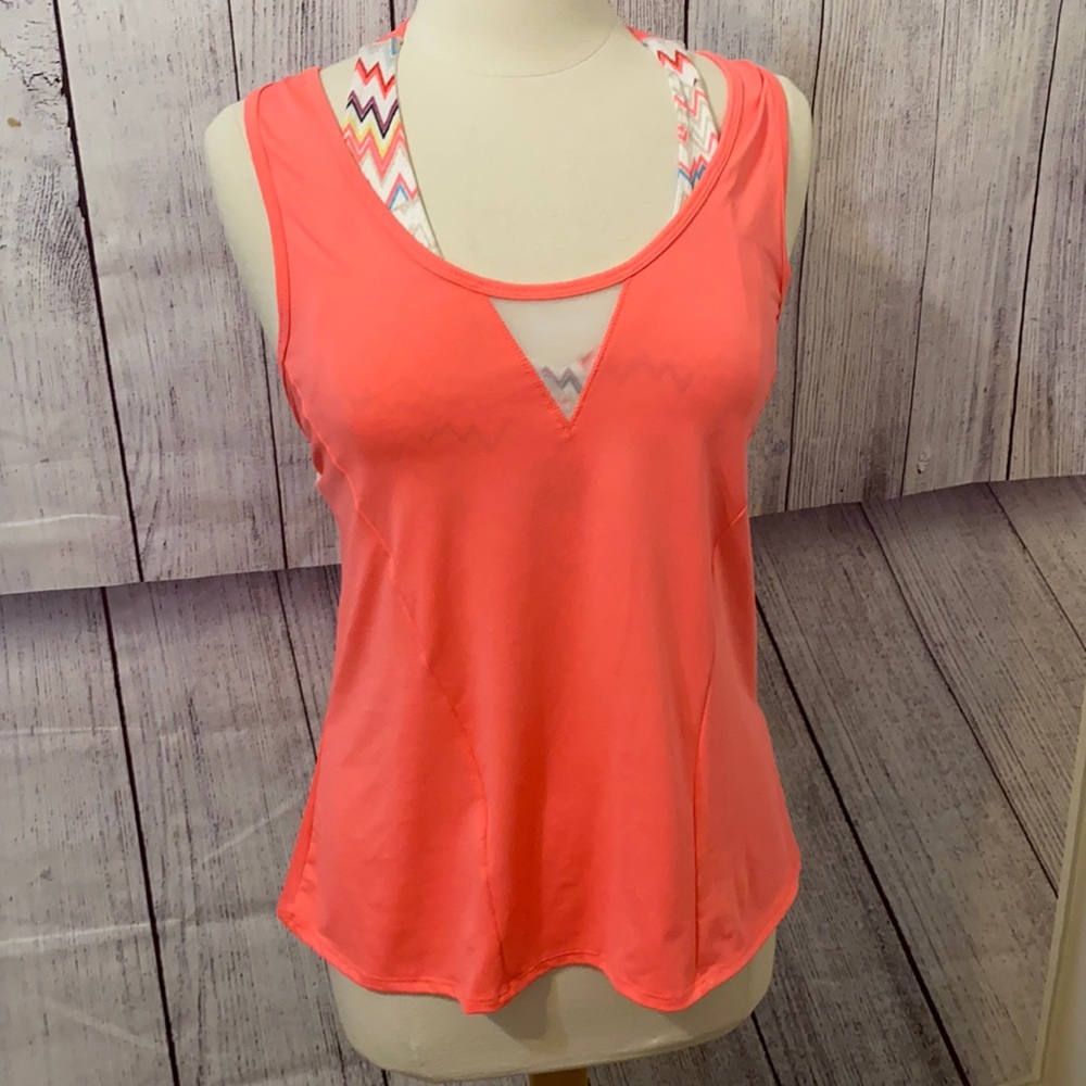 Lucky in Love tank size 16 orange New without tags